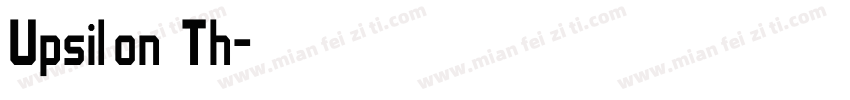 Upsilon Th字体转换